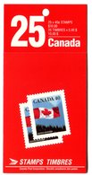 RC 16980 CANADA BK125 FLAG & MOUNTAINS ISSUE CARNET COMPLET FERMÉ CLOSED BOOKLET NEUF ** TB MNH VF - Ganze Markenheftchen