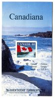 RC 16986 CANADA BK127 QUICK STICKS FLAG ISSUE CARNET COMPLET FERMÉ CLOSED BOOKLET NEUF ** TB MNH VF - Cuadernillos Completos