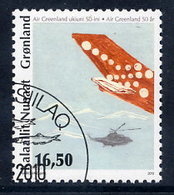 GREENLAND 2010 Air Greenland Anniversary 16.500 Kr.. Used.  Michel 559 - Used Stamps