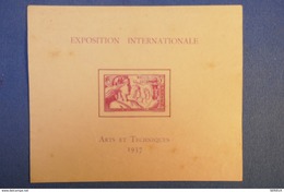 B39 WALLIS ET FUTUNA EPREUVE DE LUXE 1937 ARTS ET TECHNIQUES - Lettres & Documents