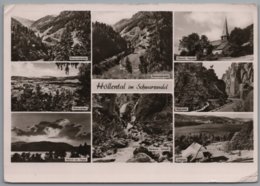 Höllental Im Schwarzwald - S/w Mehrbildkarte 8 - Höllental