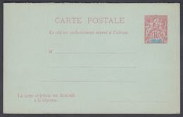 1900. GUADELOUPE Et DEPENDANCES. CARTE POSTALE. Double  10 C. + 10 C. RESPONSE. Red.  () - JF321961 - Lettres & Documents
