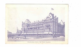 HAMPTON, Virginia, USA, Chamberlain Hotel, Old Point Comfort, 1908 Blue-Tone  Postcard - Hampton