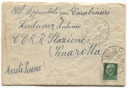 PISINO / PAZIN - Istria, Yugoslavia, Old Letter With Content, 1940. Traveled To Venarotta - Italy - Occup. Iugoslava: Istria