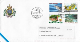 SAINT MARIN  - Enveloppe De 1997 - Lettres & Documents