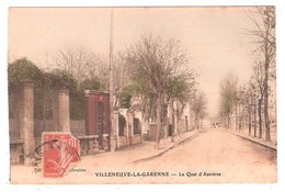 Villeneuve-la-Garenne  (92- Hauts De Seine) Le Quai D'Asnières - Villeneuve La Garenne