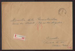Ongefrankeerde Brief Aangetekend Met Stempel WELKENRAEDT Op 20/10/1949 (Oostkanton) , Geen Taxe ! LOT 298 - Franchise