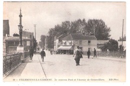 Villeneuve-la-Garenne  (92- Hauts De Seine)  Le Nouveau  Pont Et L'avenue De Gennevilliers - Villeneuve La Garenne