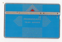 ANTILLES NEERLANDAISES BONNAIRE REF MV CARDS BON-5a  TELBO- CN 305A 45 U Année 1993  2000 Ex RARE - Antilles (Neérlandaises)