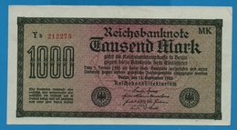 DEUTSCHES REICH 1000 Mark Code MK	15.09.1922	# Yb 212273 P# 76g - 1.000 Mark