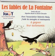 Livre Audio - Les Fables De La Fontaine - Visuel "Le Corbeau Et Le Renard, Fromage - CDs