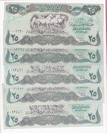 Irak. 5 Billets De 25 Dinars , Billet Neuf - UNC - Irak