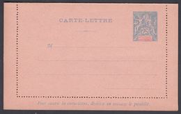 1900. NLLE CALACONIE ET DEPENDANCES. CARTE-LETTRE. 25 C. Blue.  () - JF322064 - Briefe U. Dokumente