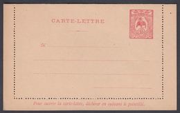 1905. NLLE CALACONIE ET DEPENDANCES. CARTE-LETTRE. 10 C. Red. Rhynochetos Jubatus. () - JF322074 - Lettres & Documents