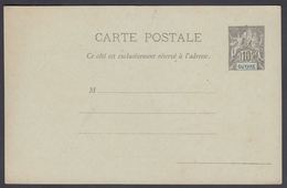 1900. GUYANE. CARTE POSTALE.  10 C. Black.  () - JF322135 - Lettres & Documents