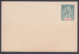 1900. GUYANE. Envelope. 107 X 71 Mm.  5 C.  Green.  () - JF322190 - Lettres & Documents