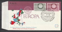 FDC 1150 - 1151 Bruxelles - Brussel - 1951-1960