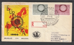FDC 1150 - 1151 Bruxelles - Brussel - 1951-1960