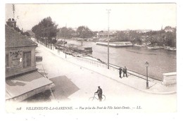 Villeneuve-la-Garenne  (92- Hauts De Seine) Vue Prise Du Pont De L'Ile Saint-Denis - Villeneuve La Garenne