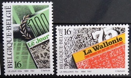 BELGIQUE                       N° 2544/2545                      NEUF** - Neufs