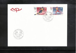 Island / Iceland 1998 Olympic Games Nagano FDC - Hiver 1998: Nagano