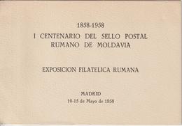 Roumanie 1958 émission Des Réfugiés En Espagne Encart - Covers & Documents