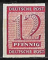 1945 - WEST-SACHSEN - Allied Occupation - Soviet Zone (*) + Michel 119X [Figures] - Ungebraucht