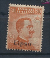 Ägäische Inseln 13VI Postfrisch 1912 Aufdruckausgabe Lipso (9431569 - Aegean (Lipso)