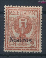 Ägäische Inseln 3VII Postfrisch 1912 Aufdruckausgabe Nisiros (9431567 - Egée (Nisiro)