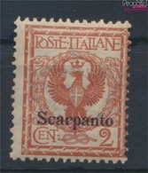 Ägäische Inseln 3XI Postfrisch 1912 Aufdruckausgabe Scarpanto (9431428 - Egée (Scarpanto)