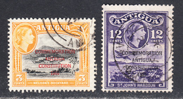 Antigua 1960 Constitution, Cancelled, Sc# 125-126, SG ,Mi - 1960-1981 Autonomie Interne