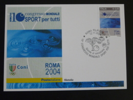 Carte Maximum Card Gouttes D'eau Water Sport Pour Tous Italy Italia 2004 - Water