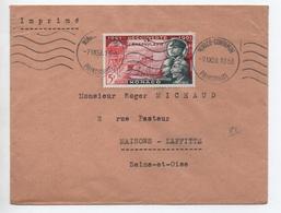 1953 - ENVELOPPE De MONACO CONDAMINE Avec SEUL - Poststempel