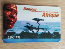 FRANCE/FRANKRIJK   Bonjour Afrique   PREPAID  USED    ** 1481** - Per Cellulari (telefonini/schede SIM)