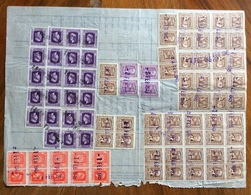 MARCHE DA BOLLO  SU FATTURA IN REPUBBLICA SOCIALE ITALIANA : ARVE ARTE DEL VETRO MURANO - 1/2/45 - Revenue Stamps