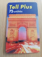 FRANCE/FRANKRIJK   TEL PLUS 75U      PREPAID  USED    ** 1490** - Per Cellulari (telefonini/schede SIM)