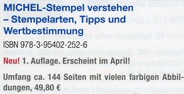 MICHEL Stempel Verstehen Ratgeber 2020 Neu 50€ Briefmarken Stempelarten Wert Bestimmen Stamps ISBN978 3 95402 252 6 - Sonderausgaben