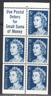 Australia 1966-73 Booklet Pane, Mint No Hinge,  Sc# ,SG 386ca - Ongebruikt