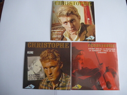 CHRISTOPHE : LOT De 3 CD Réeditions Des Vinyles Originaux - Scan Recto Et Verso - Collectors