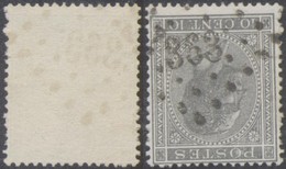 émission 1865 - N°17 Obl Pt 363 "Tournay" - 1865-1866 Perfil Izquierdo