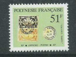 Polynésie Service N° 26 XX  :  Timbres Et Cachets Sur Timbres : 51 F.  Sans Charnière, TB - Service