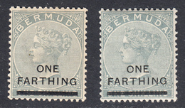 Bermuda 1901 Mint No Hinge, Sc# ,SG 30,30b, Mi - Bermudes