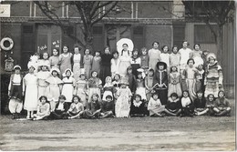 CONFLANS SAINT HONORINE (78) Carte Photo Fete Groupe D'enfants Déguisés - Conflans Saint Honorine