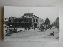 PHOTO Repro De CPA - Gare - Paris - La Gare De Vincennes - Treinen