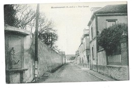 MAURECOURT (78) Rue Carnot Vignette Scoutisme éclaireuses Au Verso - Maurecourt