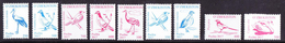 UZ-20-03 2017. Uzbekistan, Definitives, Birds Of Uzbekistan, 1st Issue, 9v, Mint/** - Grues Et Gruiformes