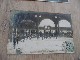 Carte Photo Concours Hippique  1905 Vue Générale De La Piste Cachet Paris - Hípica