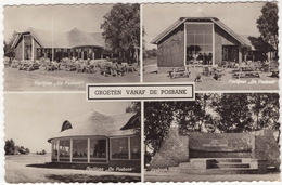 Groeten Vanaf De Posbank - 3x Paviljoen 'De Posbank', Posbank  - (1955) - Holland - Rheden