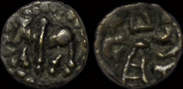 India Nagas Of Narwa Ganapati Naga AE 1/4 Kakini - Indische Münzen