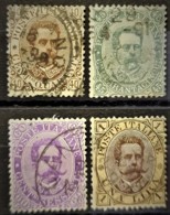 ITALIA / ITALY 1889 - Canceled - Sc# 53-56 - 40c 45c 60c 1L - Gebraucht